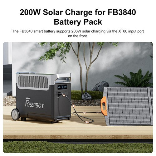 FOSSiBOT FB3840 -laajennusakku, 3840 Wh LiFePO4-akkupaketti F3600 Prolle
