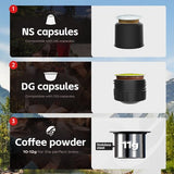 HIBREW H4C kannettava espressokone, kädessä pidettävä manuaalinen kahvinkeitin retkeilyyn
