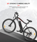 Samebike SY26-II sähkömaastopyörä 500W 