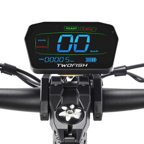 TWOFISH V2 MAX sähköpotkulauta, 800 W moottori, 48 V 20 Ah