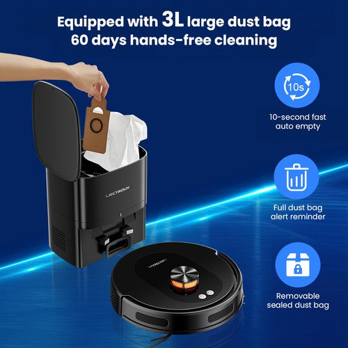Liectroux T9 LDS -robottipölynimuri ja -moppi 6500 Pa