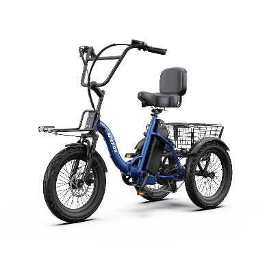 APEFOX RH30 kokoontaitettava sähkötricycle-pyörä takakorilla