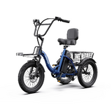 APEFOX RH30 kokoontaitettava sähkötricycle-pyörä takakorilla