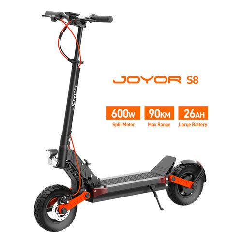 Joyor S8 -sähköpotkulauta, 600 W moottori, 48 V 26 Ah