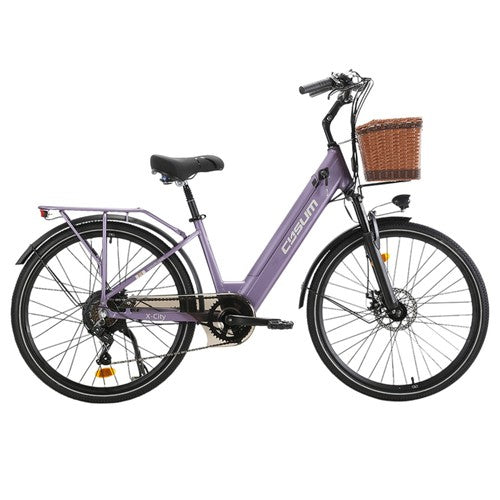 Cysum X-city -sähköpyörä, 250 W:n moottori, 48 V 10,4 Ah