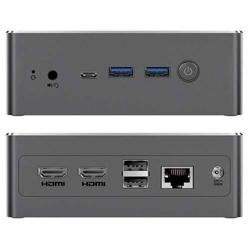 BMAX B4 Turbo Mini PC, Intel Twin Lake N150 4 ydintä, enintään 3,6 GHz, 16 Gt RAM-muistia ja 1 Tt SSD-levy