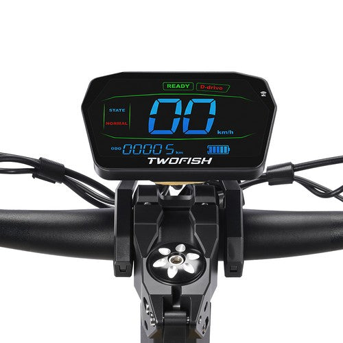 TWOFISH TW3 PRO -sähköskootteri, 1000W*2 moottori, 52V 23Ah