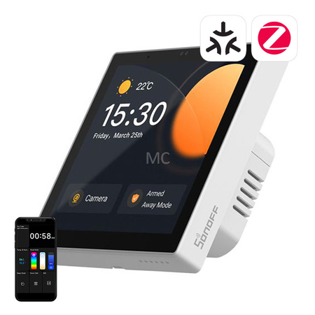 Älykäs ohjauspaneeli Matter WiFi/Bluetooth/ZigBee Sonoff NSPanel Pro
