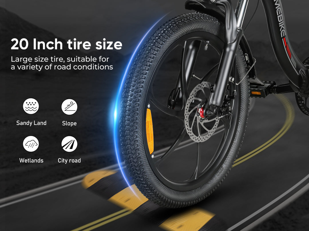 SAMEBIKE CY20 Sähköpyörä 350W 13Ah