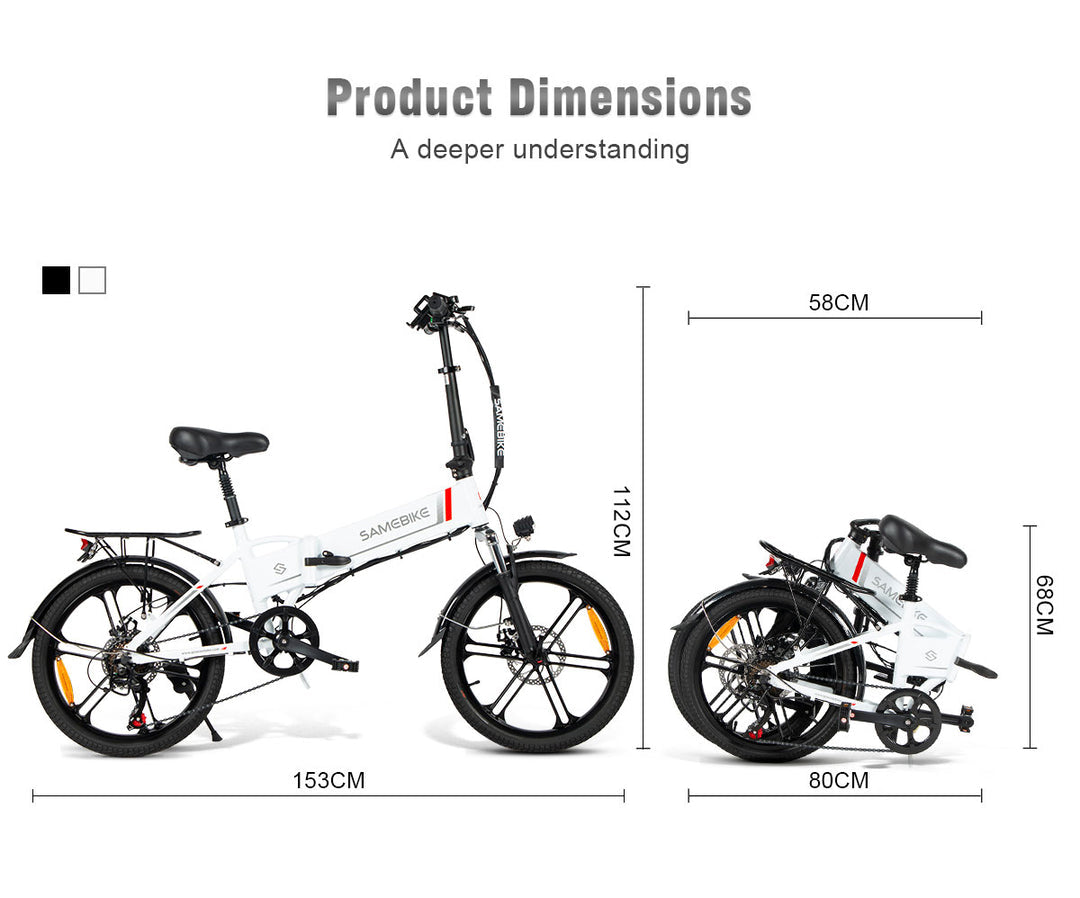 SAMEBIKE 20LVXD30-II kokoontaittuva sähköpyörä