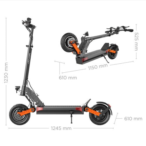 Joyor S-PRO DGT -sähköpotkulauta, 800W*2 moottori, 48V 26Ah