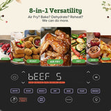 CHEFREE AF500 1700 W 6,5 L ilmakeitin, älykkäällä lämpömittarilla