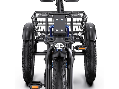 APEFOX RH30 kokoontaitettava sähkötricycle-pyörä takakorilla