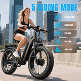 FENGQS H2 Pro -sähköpyörä, 2*1000 W moottori, 52 V 20 Ah