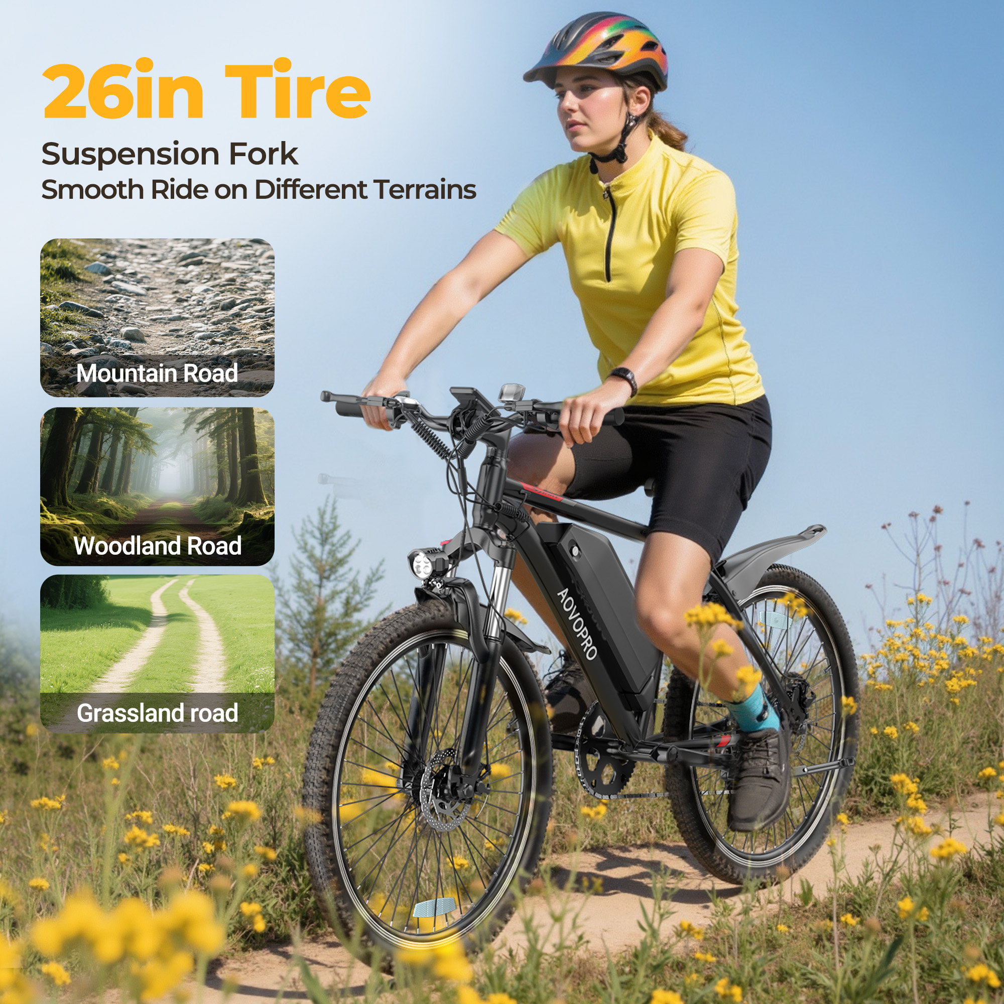 AOVOPRO BK900 sähköpyörä 