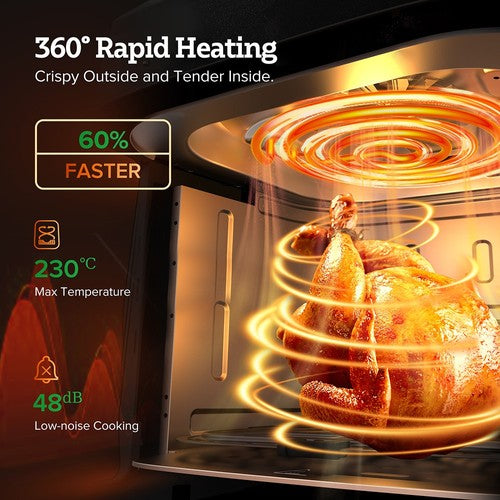 CHEFREE AF500 1700 W 6,5 L ilmakeitin, älykkäällä lämpömittarilla