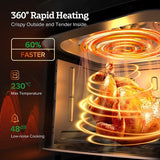 CHEFREE AF500 1700 W 6,5 L ilmakeitin, älykkäällä lämpömittarilla