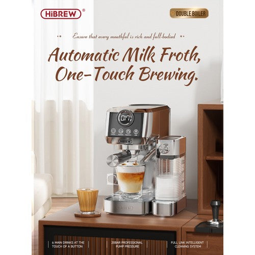 HiBREW H13A 3 in 1 puoliautomaattinen kahvinkeitin, 6 kahvitilaa