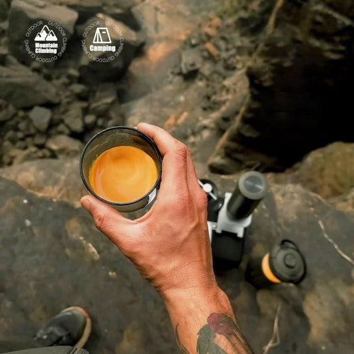 HIBREW H4C kannettava espressokone, kädessä pidettävä manuaalinen kahvinkeitin retkeilyyn