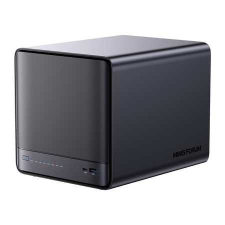 MINI PC Minis Forum NAS N5 Pro AMD Ryzen AI 9 HX Pro 370, 32 Gt + 128 Gt O