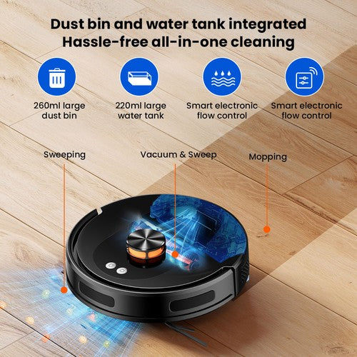 Liectroux T9 LDS -robottipölynimuri ja -moppi 6500 Pa
