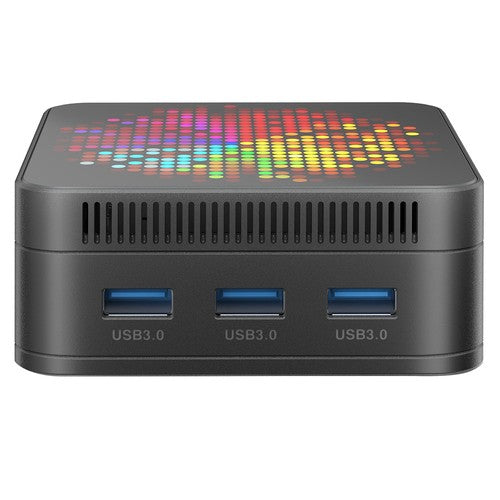 RUPA HSI-100MINI Mini PC, Intel N100 4 ydintä, enintään 3,4 GHz, 12 Gt RAM, 512 Gt SSD