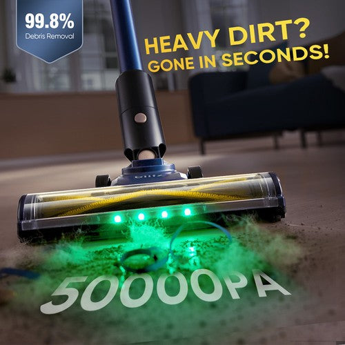 Vactidy V12 johdoton pölynimuri 50000Pa imuteho 450W
