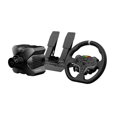 Pelisarja - R3-jalusta + ES-ratti + SRP-Lite-polkimet + puristimet Moza Racing R3 RS074 (PC)