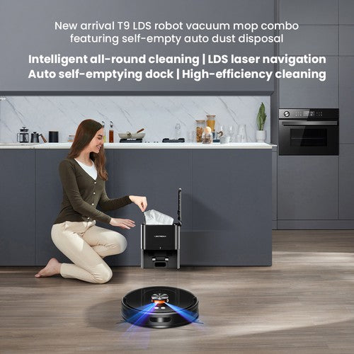 Liectroux T9 LDS -robottipölynimuri ja -moppi 6500 Pa