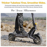 Ausom L2 Max sähköpotkulauta, 1000 W moottori, 48 V 20,8 Ah