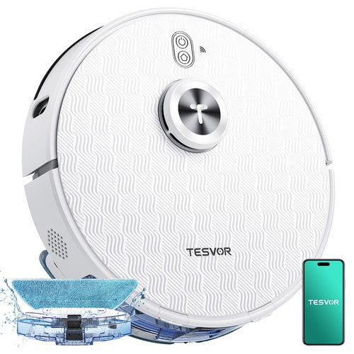 Tesvor S8 Pro 2-in-1-robotti-imuri moppaustoiminnolla, 6000 Pa