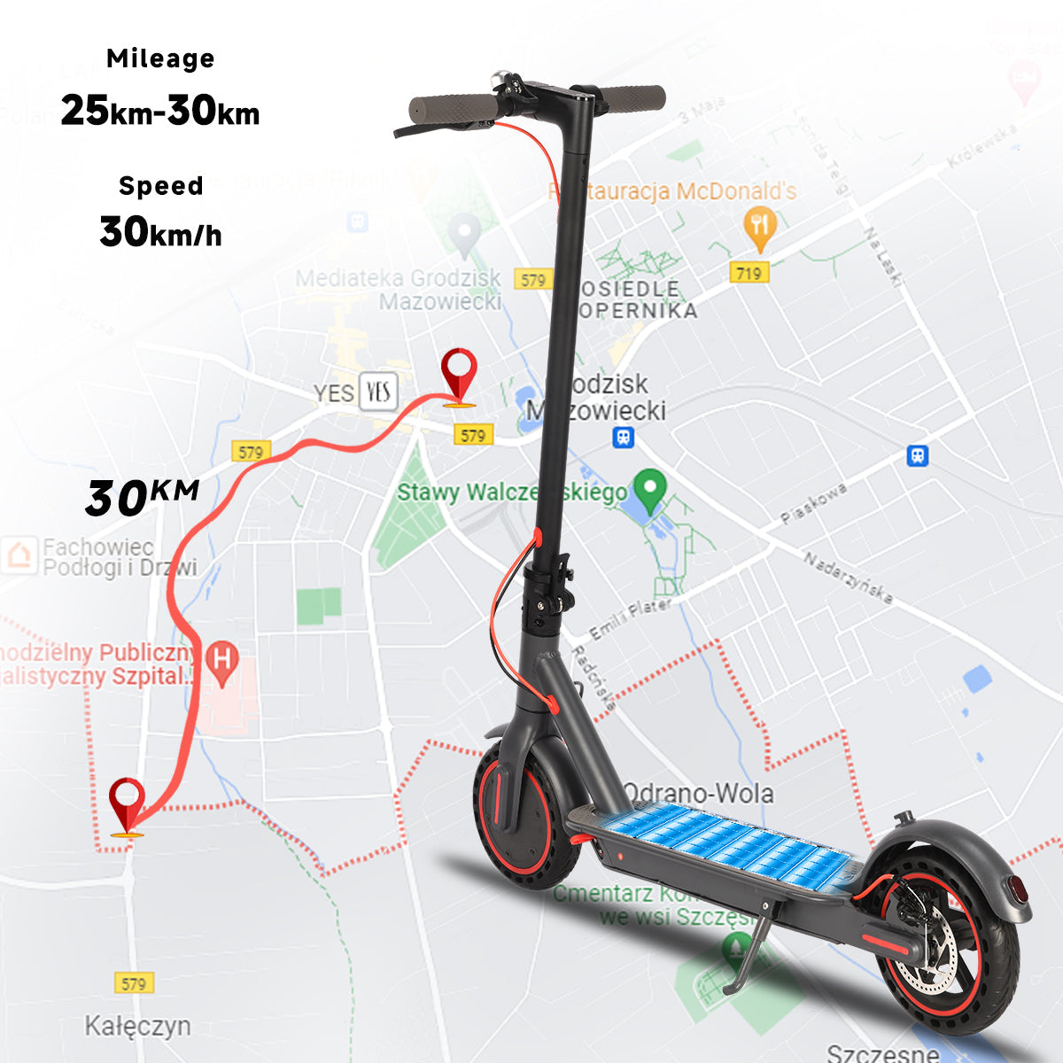 SUNNIGOO N7PRO | 350 W:n taitettava sähköskootteri