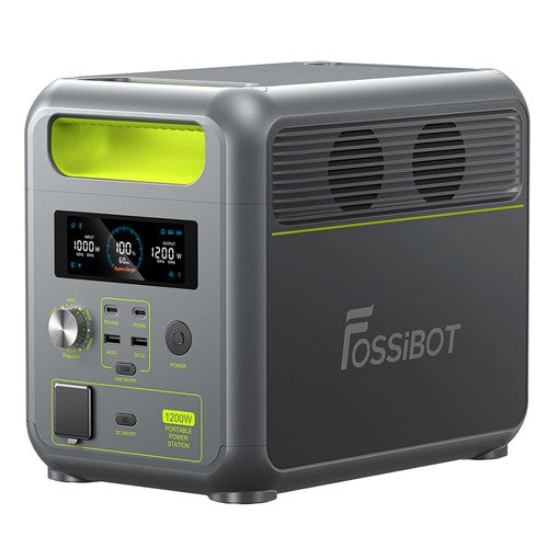 FOSSiBOT F1200 kannettava virtalähde, 1024 Wh kapasiteetti, 1200 W nimellisteho