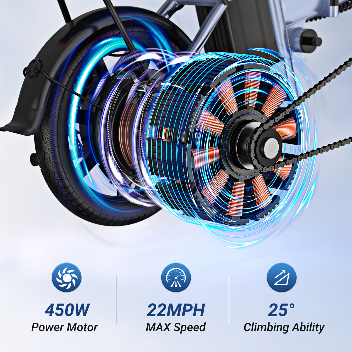 AOVOPRO EB60 -sähköpyörä, 15 Ah, 500 W