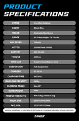 ZAWES S3 sähköpyörä MAASTO