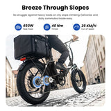 Touroll S3 Step-Thru -sähköpyörä, 250 W moottori, 36 V 13 Ah