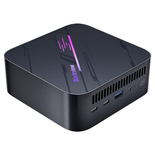 Blackview MP100 Mini PC, AMD Ryzen 7 5700U 8 ydintä, maks. 4,3 GHz, 16 Gt RAM, 512 Gt SSD