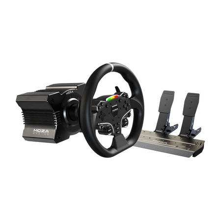 Pelisarja - R5-jalusta + ES-ratti + SRP-Lite-polkimet + puristimet Moza Racing R5 RS20 (PC)