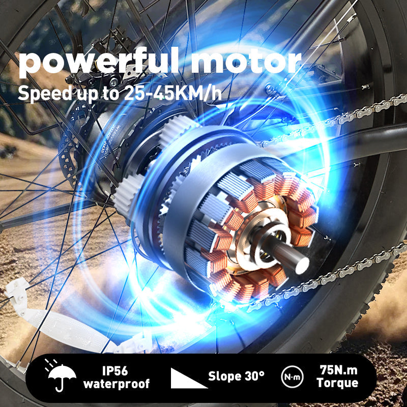 Burchda RX02 -sähköpyörä 1000W