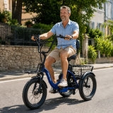 APEFOX RH30 kokoontaitettava sähkötricycle-pyörä takakorilla