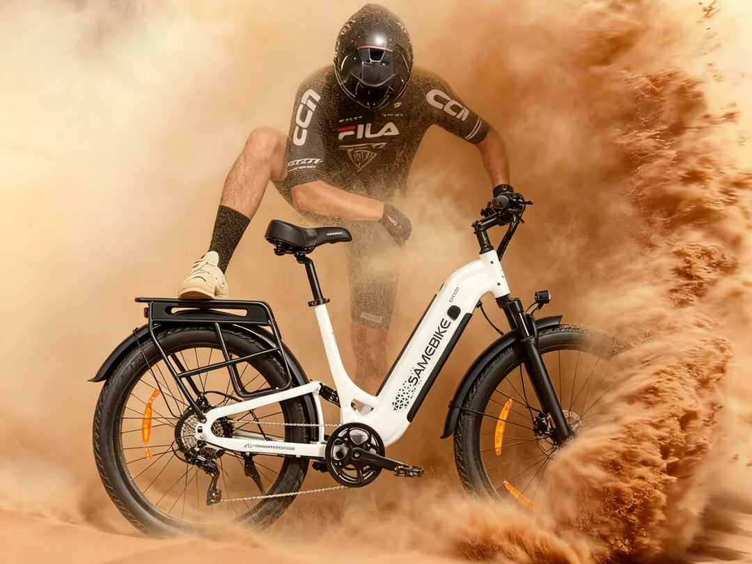 SAMEBIKE CREST Fat Tire -sähkömaastopyörä 1000W