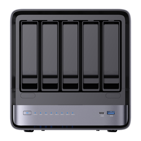 MINI PC Minis Forum NAS N5 Pro AMD Ryzen AI 9 HX Pro 370, 32 Gt + 128 Gt O