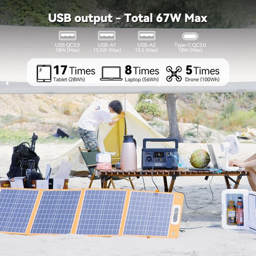 Flashfish P63 kannettava virtalähde 520Wh/140400mAh