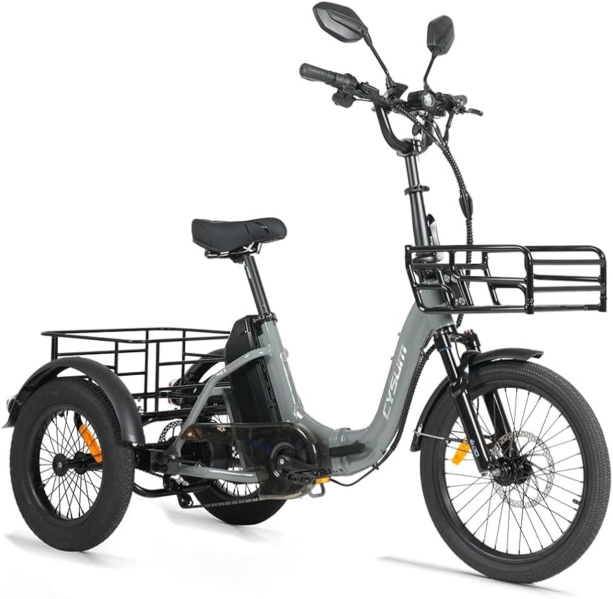 Cysum AG1 Pro taitettava sähkökolmipyörä