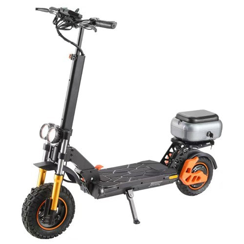 TWOFISH V5 MAX sähköpotkulauta satulassa, 800 W moottori, 48 V 18 Ah