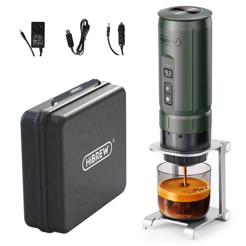 HIBREW H4C kannettava espressokone, kädessä pidettävä manuaalinen kahvinkeitin retkeilyyn