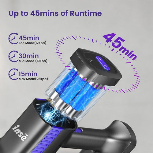 INSE S7P Langaton Pölynimuri 26kPa