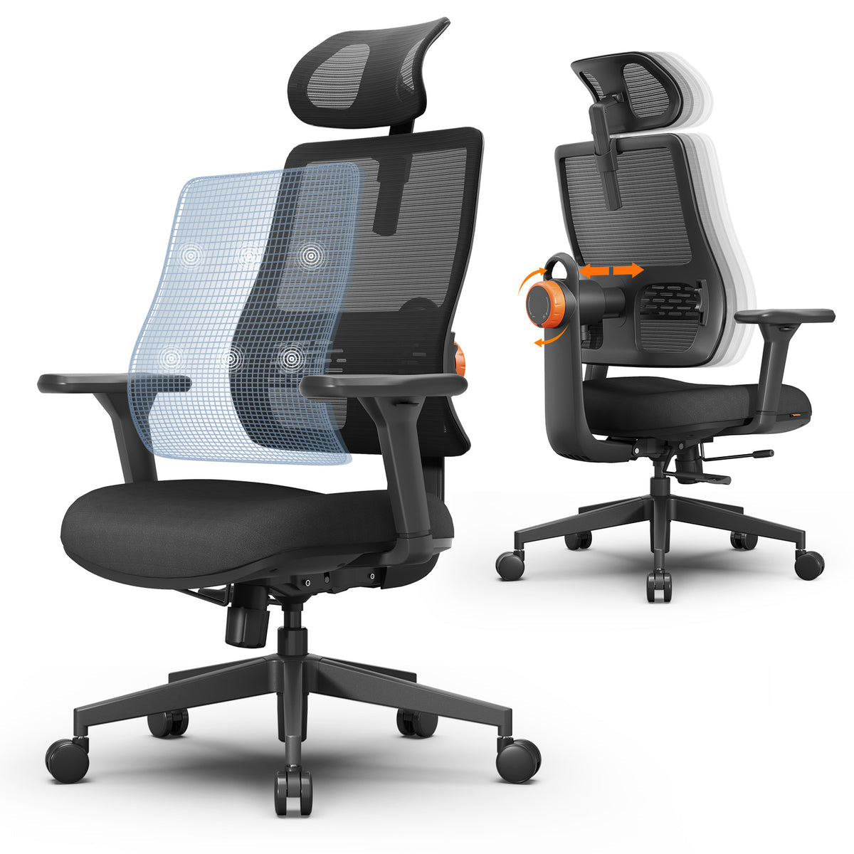 Newtral Magic H003 ergonominen toimistotuoli
