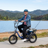 APEFOX RH30 kokoontaitettava sähkötricycle-pyörä takakorilla