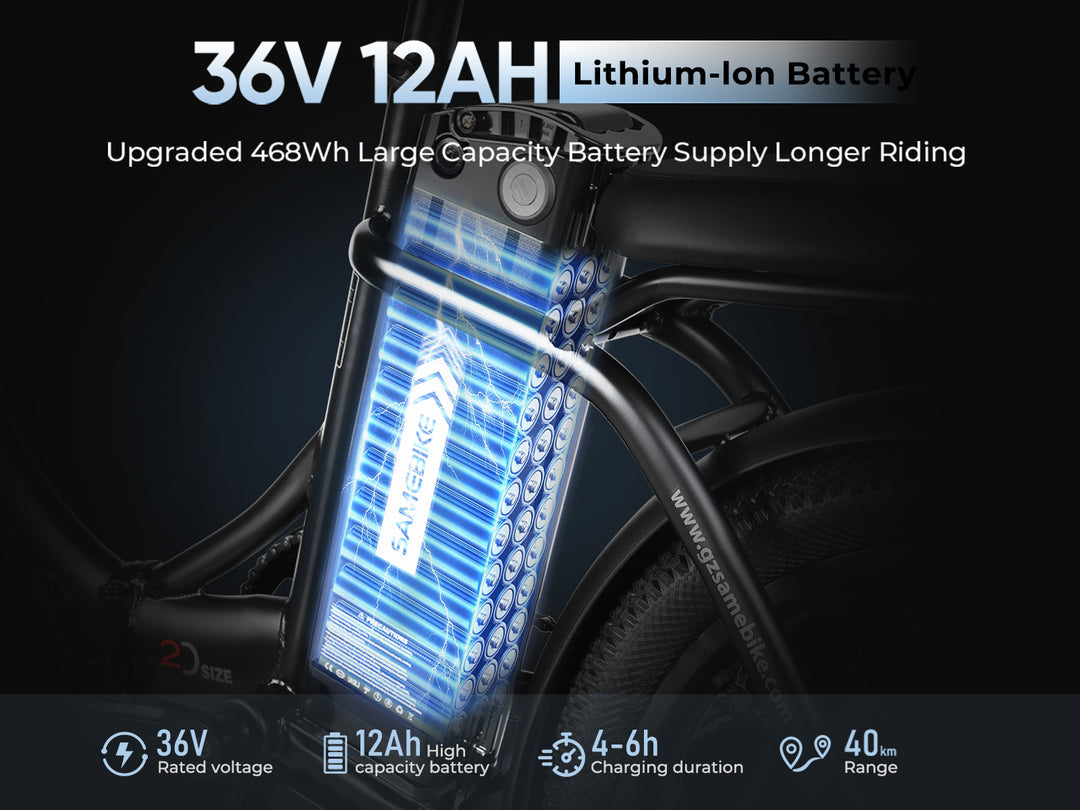 SAMEBIKE CY20 Sähköpyörä 350W 13Ah